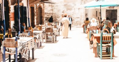 man walking at the restaurant