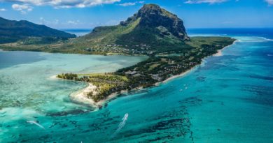 aerial photography of island beside body of water