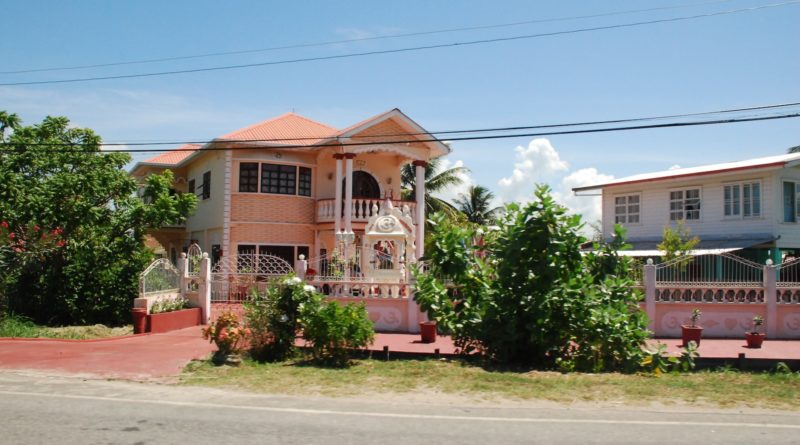 white and brown concrete house