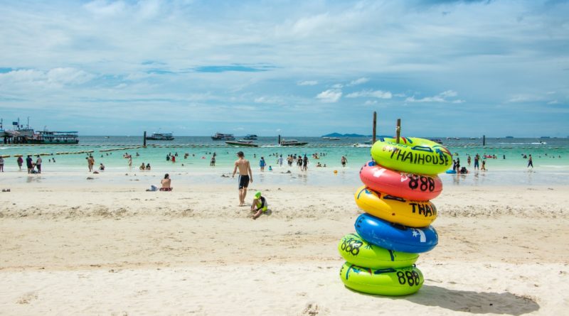 people on beach during daytime